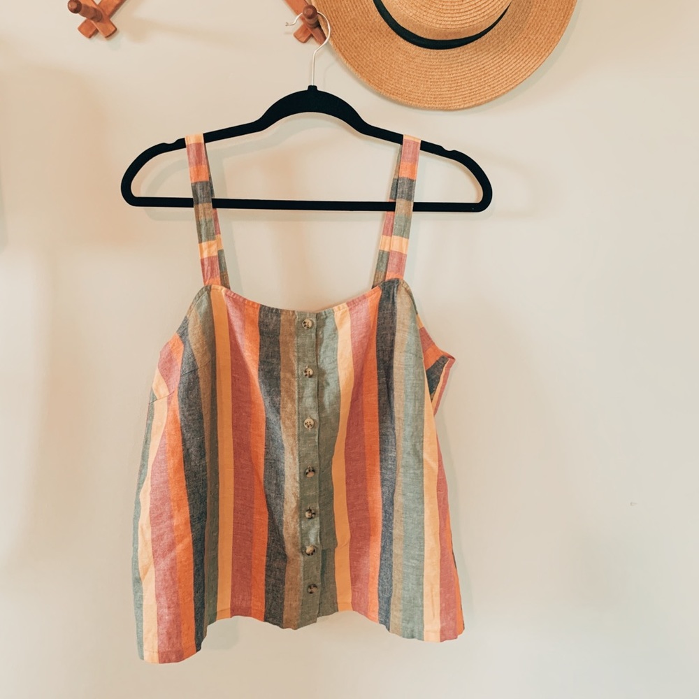 Madewell stripe tank